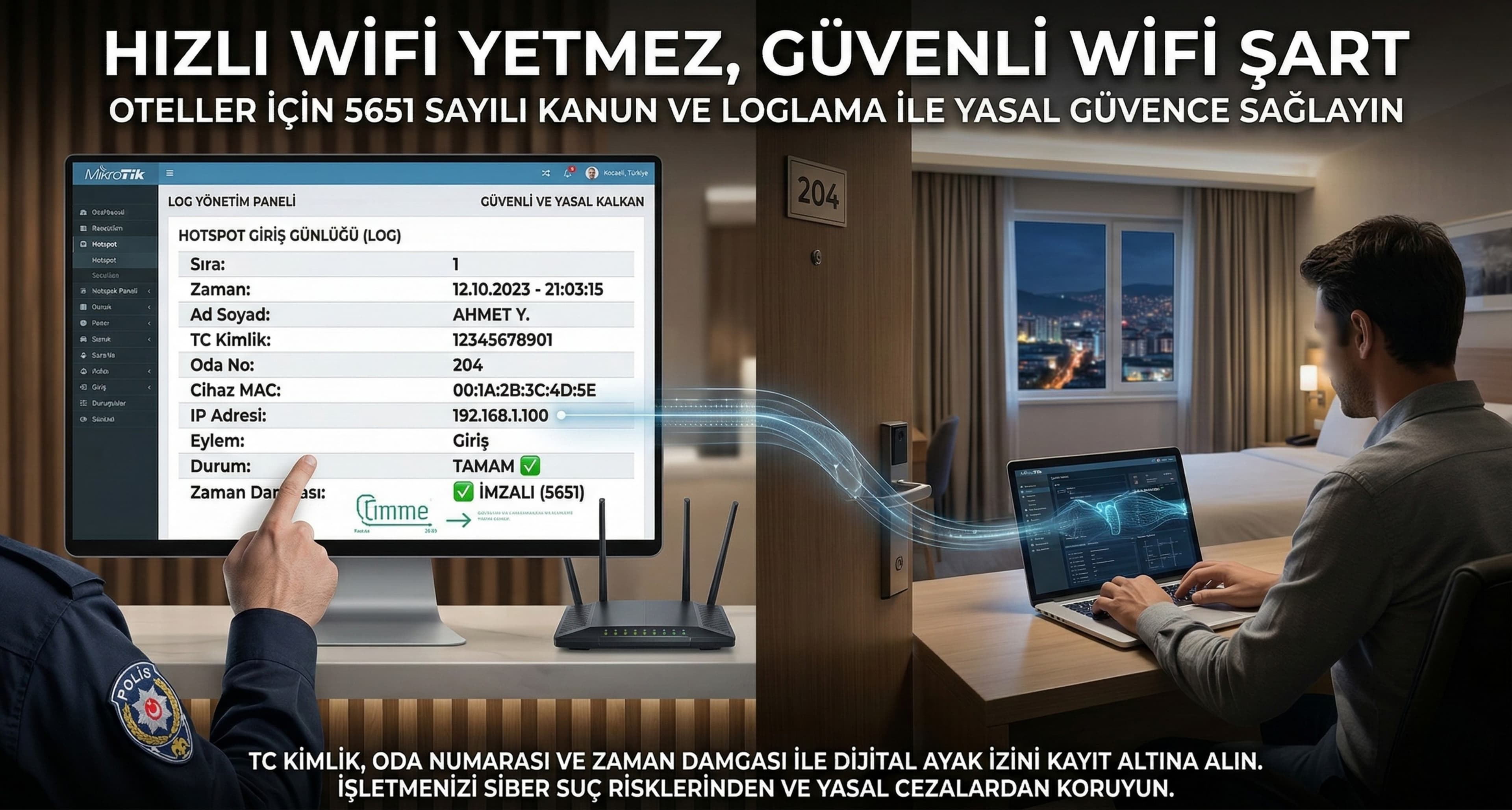 Fast WiFi Isn't Enough, Secure WiFi is a Must: Why is Law No. 5651 Vital for Hotels?