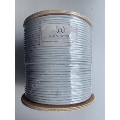 WİSS PVC CAT 5 INDOOR NETWORK KABLOSU BEYAZ (500M) - 1